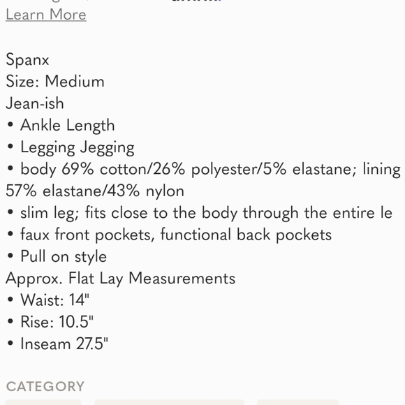 Spanx marble jean ish leggings - Picture 3 of 9